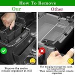 4-Pack Console Organizer for 2018-2023 Jeep Wrangler