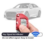 Jeep Wrangler Flip Key Fob Case - Red TPU