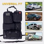 Tactical Car Seat Organizer with 5 Detachable Pouches