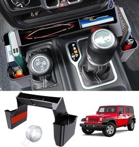 Jeep Wrangler & Gladiator Console Side Tray Organizer