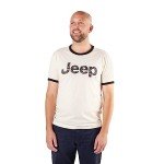 Off-White Jeep Distressed Logo Ringer T-Shirt