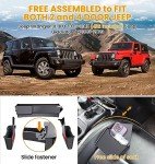 Jeep Wrangler & Gladiator Console Side Tray Organizer