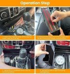 Jeep Wrangler & Gladiator Console Side Tray Organizer