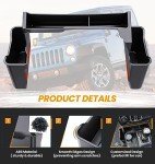 Jeep Wrangler & Gladiator Console Side Tray Organizer