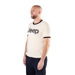 Off-White Jeep Distressed Logo Ringer T-Shirt