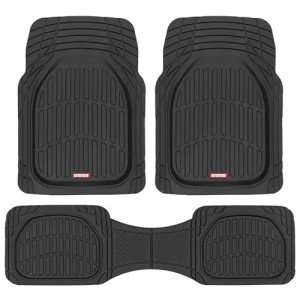 Motor Trend FlexTough Black All-Weather Floor Mats