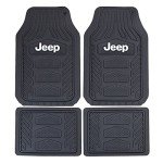 Jeep Weatherpro 4-Piece Floor Mats Set - Black
