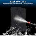 Custom Fit Rubber Floor Mats for Jeep Wrangler