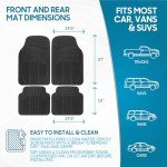 All-Weather Jeep Floor Mats – 4-Piece Set