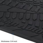 Custom Fit Rubber Floor Mats for Jeep Wrangler