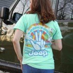 Surfadelic Jeep T-Shirt - Large Blue Fit