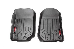 Rough Country Waterproof Front Floor Mats for Jeep