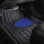 Heavy-Duty Rubber Floor Mats for Jeep - Blue