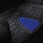 Heavy-Duty Rubber Floor Mats for Jeep - Blue