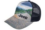 Navy Jeep Trail Scenery Premium Hat