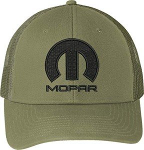 Mopar Olive Structured Racing Embroidered Hat