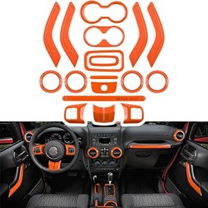 E-cowlboy 18 PCS Interior Trim Kit for Jeep