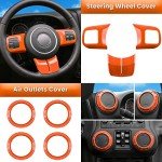 E-cowlboy 18 PCS Interior Trim Kit for Jeep