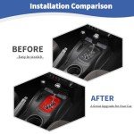 Red Gear Shift Panel Trim for Jeep Wrangler JK