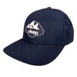 Navy Jeep Range Logo Moisture Wicking Hat