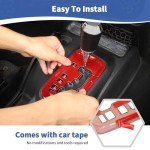 Red Gear Shift Panel Trim for Jeep Wrangler JK