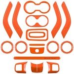 E-cowlboy 18 PCS Interior Trim Kit for Jeep