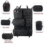 Tactical Jeep Back Seat Organizer with Molle Pouches