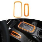 RT-TCZ Orange Gear Shift Panel Trim for Jeep JK