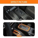 RT-TCZ Orange Gear Shift Panel Trim for Jeep JK