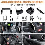 Jeep Wrangler JL Center Console Organizer Set