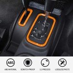 RT-TCZ Orange Gear Shift Panel Trim for Jeep JK