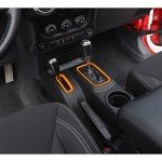 RT-TCZ Orange Gear Shift Panel Trim for Jeep JK