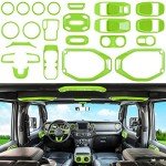 23PCS Interior Trim Kit for Jeep Wrangler & Gladiator