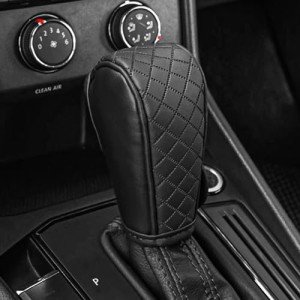 Leather Gear Shift Knob Cover for Jeep