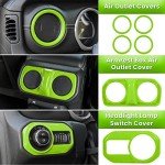 23PCS Interior Trim Kit for Jeep Wrangler & Gladiator