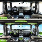 23PCS Interior Trim Kit for Jeep Wrangler & Gladiator