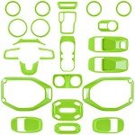 23PCS Interior Trim Kit for Jeep Wrangler & Gladiator