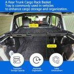 Jeep Wrangler JK Rear Cargo Rack Basket