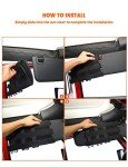 Tactical Sun Visor Organizer for Jeep Wrangler & Gladiator