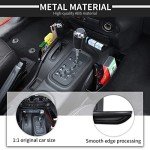 JWWY Center Console Storage Box for Jeep Wrangler