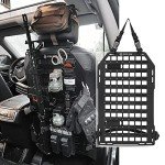 Tactical Car Seat Organizer with Molle Panels