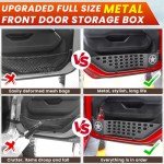 Jeep Wrangler Door Storage Box Organizer Set 2PCS