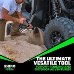 RHINO USA Heavy Duty Folding Survival Shovel