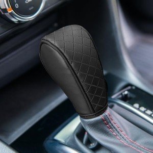 Leather Anti-Slip Gear Shift Cover for Jeep