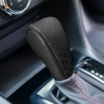 Leather Anti-Slip Gear Shift Cover for Jeep