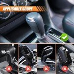 Leather Anti-Slip Gear Shift Cover for Jeep