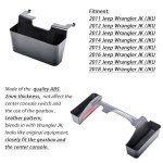 EDBETOS Gear Shift Tray for 2011-2018 Jeep Wrangler