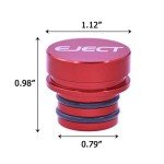 Billet Aluminum Cigarette Lighter Cover for Jeep