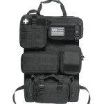 Tactical Molle Car Seat Organizer with 5 Pouches