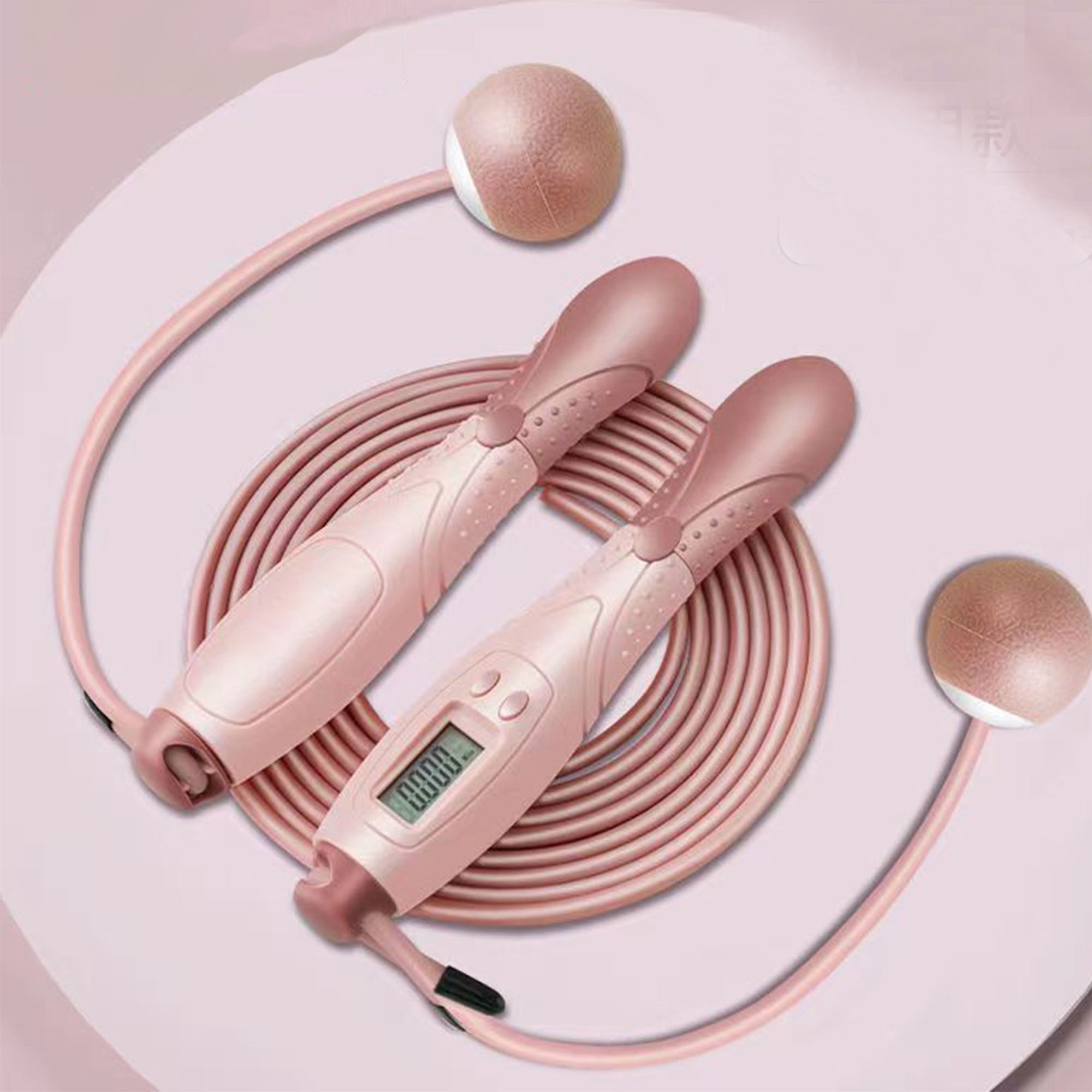 Weighted Cordless Jump Ropes with Digital Counter